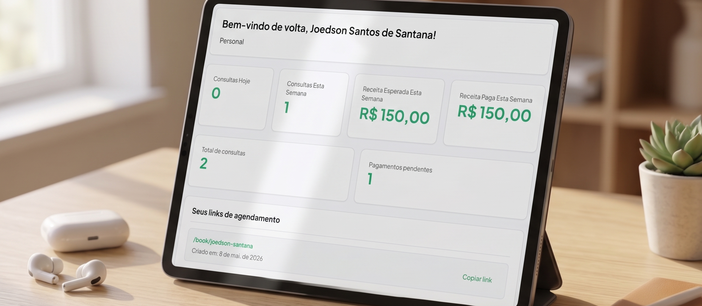 Dashboard do Citami